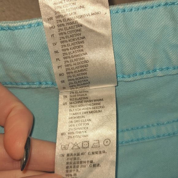 Last chance! H&M Womens Straight Leg Blue Jeans Size 10 - Picture 6 of 13